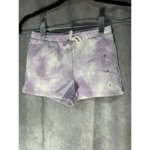 Epic Threads Tie-Dye Knit Shorts Orchid Bloom Drawstring Waist Girls Size 5